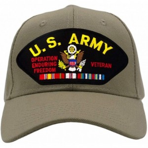 Baseball Caps US Army - Operation Enduring Freedom Veteran Hat/Ballcap Adjustable One Size Fits Most - Tan/Khaki - CL18NKDEN8...