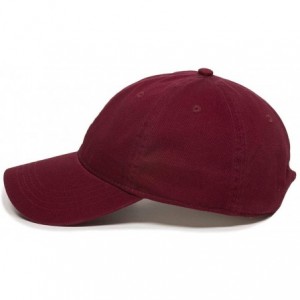 Baseball Caps Crying Cat Baseball Cap Embroidered Cotton Adjustable Dad Hat - Burgundy - CE18AEIE3KT $15.84