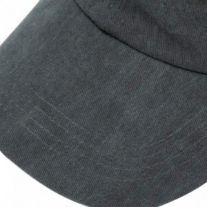 Skullies & Beanies Washed Baseball Adjustable Distressed Classic - Forest Green - CU18SSZ2467 $11.84