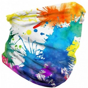 Balaclavas Bandana Face Mask Neck Gaiter- Dust Wind UV Protection Vivid 3D Mouth Cover for Women Men - Oil Paint 4 - C3197T05...