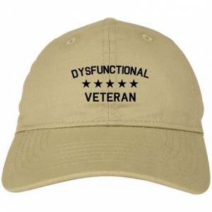 Baseball Caps Dysfunctional Veteran Mens Dad Hat Baseball Cap - C318ELW2GHQ $17.56