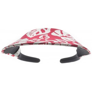 Visors Midsize Print Visor - Hawaiian Print - CN12E3BEBSP $10.85