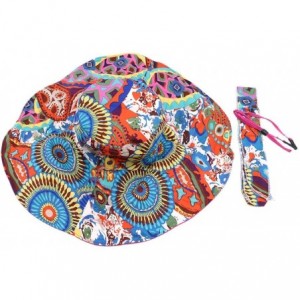 Sun Hats Women's Foldable Floppy Reversible Travel Beach Sun Visor Hat Wide Brim-Rose Red - Rose Red - C018OM6NZA7 $10.79