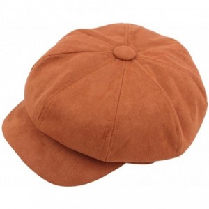 Berets newsboy Hat Octagonal Winter Beret Hat For Women - Coffee - CV188Y0TH28 $10.71
