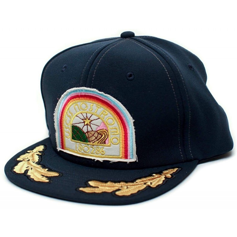 Baseball Caps Alien Nostromo Flat Bill USCSS Movie Hat Appliqué Patch Cap Unisex Adult Navy - CW18IHMIG2K $20.86