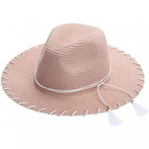Sun Hats Beach Sun Hat Summer Fashion Lady European Sun-Proof Seaside Tassel Caps - C - CK182I8N8DS $22.07