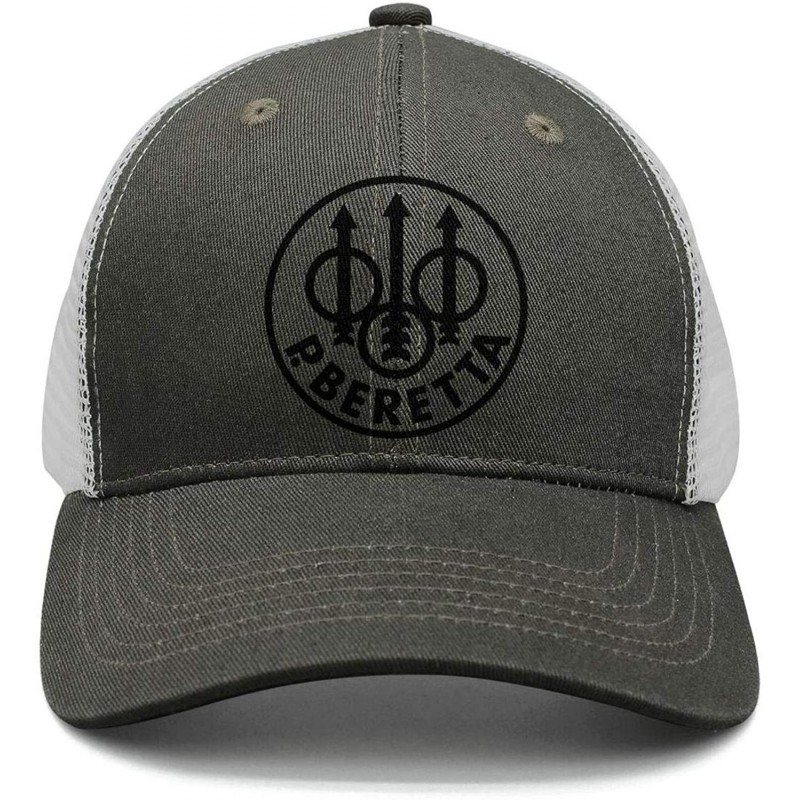Baseball Caps Style Beretta-Logo- Snapback Hats Designer mesh Caps - Army-green-27 - C018RD7EQ57 $21.11