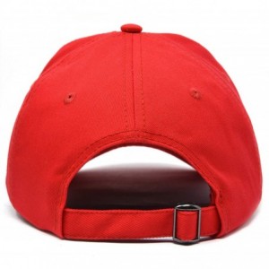 Baseball Caps Initial Hat Letter Q Womens Baseball Cap Monogram Cursive Embroider - Red - CH18U5TM9MR $9.49
