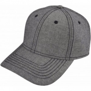 Baseball Caps 2 Packs Baseball Caps Blank Trucker Hats Summer Mesh Cap Flat Bill or Chambray Hats (2 for Price of 1) - C518DZ...