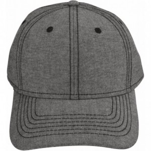 Baseball Caps 2 Packs Baseball Caps Blank Trucker Hats Summer Mesh Cap Flat Bill or Chambray Hats (2 for Price of 1) - C518DZ...
