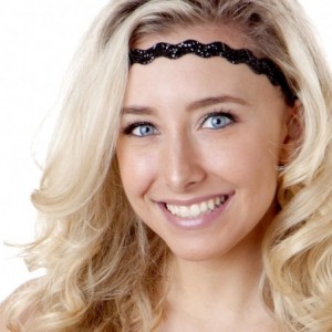 Headbands Cute Fashion Adjustable No Slip Hairband Headbands for Women Girls & Teens (2pk Fashion Black 2pk) - CV18A99HXZ9 $2...