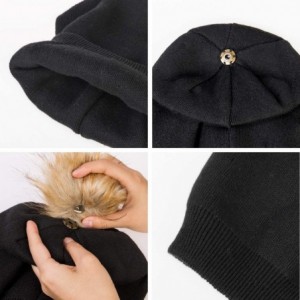 Skullies & Beanies 2 Pack Winter Hats for Women Slouchy Beanie for Women Beanie Hats - 01-womens Black Beanie - CA18UKEXOQH $...