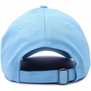 Baseball Caps Cute Moose Hat Baseball Cap - Light Blue - CP18LZ887EK $17.28