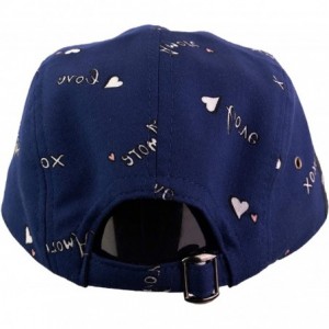 Baseball Caps 5 Panel Hat for Men Women Flat Brim Baseball Cap Urban Street Camper Hats (P2) - Amore - C218YEXWXIX $9.88