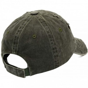 Baseball Caps Baseball Cap Men Women Hat - Unisex 100% Cotton Plain Pigment Dyed - Olive - C818DATWSUR $13.04