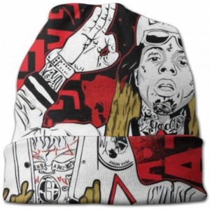 Skullies & Beanies Lil Wayne Beanie Hat Breathable Perfect Stretchy & Soft Spring Autumn & Winter 3D Graphic Print Kntted Hat...