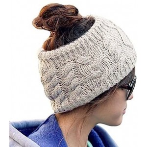 Cold Weather Headbands CRIVERS 3pc Winter Knitted Headband - CI18ITYD9SM $9.89