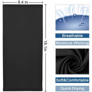 Balaclavas 8 Pack Cooling Neck Gaiter Face Cover Balaclava UV Protection Breathable Bandanas Scarf for Women Men - CN198KKXZH...