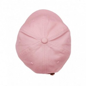 Baseball Caps Short Bill Baseball Cap Plain Hiphop Dad Hat Cooling Trucker Hat - Rd02-pink - CE196R97Y35 $13.58