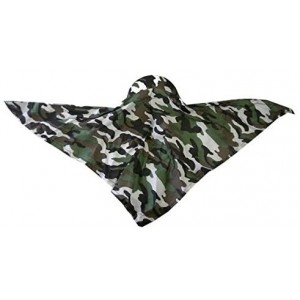 Sun Hats Camouflage Bandana Cap Visor Tie Unisex Army Hat - Forest Green - CB11MJ8ITF1 $11.05