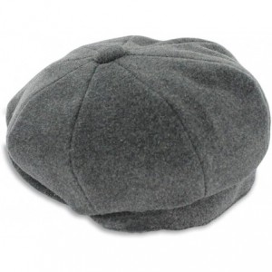 Newsboy Caps Belfry Newsboy Gatsby Men's Women's Soft Tweed Wool Cap - Charcoal - C911YQMUCJJ $42.42