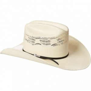 Cowboy Hats Men's Painted Bangora Maverick Cowboy Hat - Natural - C3114ZE87F9 $63.45