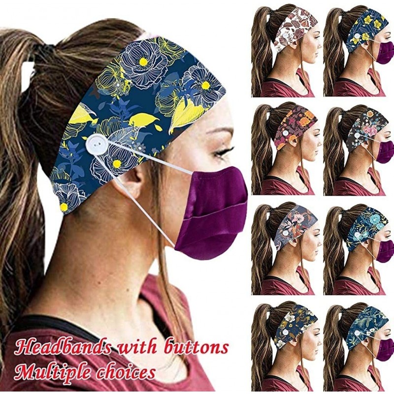 Headbands Elastic Headbands Workout Running Accessories - C-3 - CE19848UGE4 $6.33