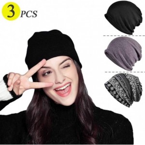 Skullies & Beanies Chemo Caps for Women Slouchy Beanies Cancer Patients Sleep Hats Warm Soft Stretchy - Tym0010 - CO18HUEYX3H...