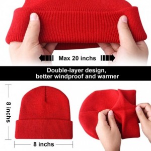 Skullies & Beanies 50% Wool Short Knit Fisherman Beanie for Men Women Winter Cuffed Hats - 5-purple - CK18Z34T9QI $9.27