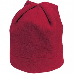 Skullies & Beanies R-Tek Stretch Fleece Beanie- Red - C01123GVQVX $7.48