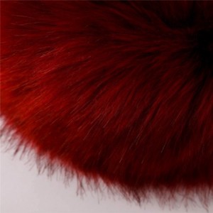 Skullies & Beanies Faux Fur Cossack Russian Style Hat for Ladies Winter Hats for Women - Wine Red - CV12KBL6FQR $14.86