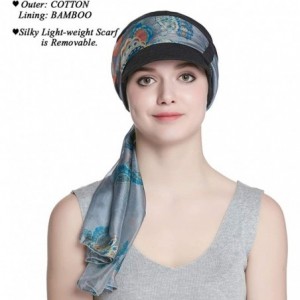 Newsboy Caps Breathable Bamboo Lined Cotton Hat and Scarf Set for Women - Dark Gray Butterflies - CK18NDA28L8 $32.41