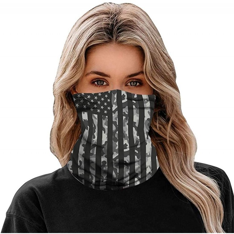 Balaclavas Reusable Face Mask Bandanas for Men Women- Seamless Neck Gaiter Headband- Dust Wind UV Sun Face Cover - CI1983C8UM...