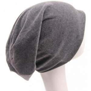 Skullies & Beanies Unisex Fashion Outdoor Sport Beanies Baggy Hippop Cotton Hat Skull Caps - E Navy - CQ1865EUH78 $15.28