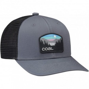 Baseball Caps Men's The Hauler Low Mesh Back Trucker Hat Adjustable Snapback Cap - Charcoal - CC18W30UKD6 $55.43