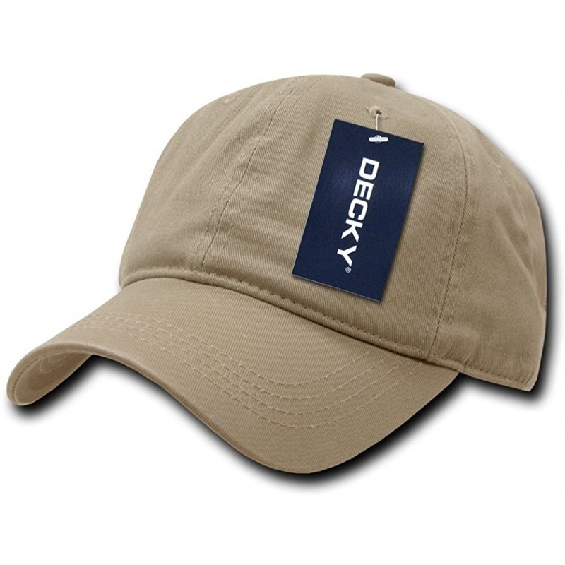 Baseball Caps Two Ply Polo Cap - Khaki - CK11981N12X $13.61