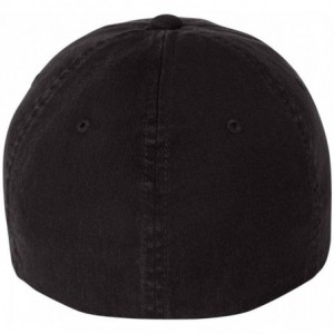 Baseball Caps Garment-Washed Cap - Black - C811OFZB2MX $13.19