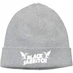 Skullies & Beanies Mens & Womens Black Sabbath Skull Beanie Hats Winter Knitted Caps Soft Warm Ski Hat Black - Gray - C318KSI...