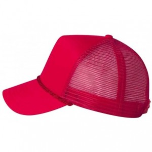 Baseball Caps Five-Panel Trucker Cap - Red - CV11CYPRYF5 $9.78