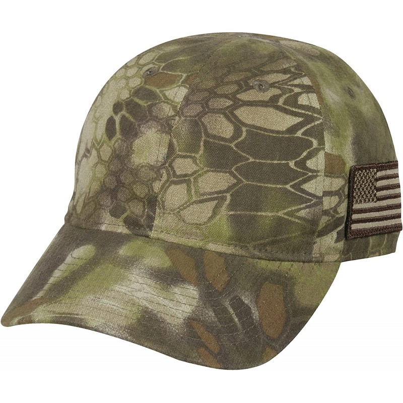 Baseball Caps Kryptek Tonal Side American Flag Cap - Kryptek Highlander Camo - CQ11JQNOON3 $9.15