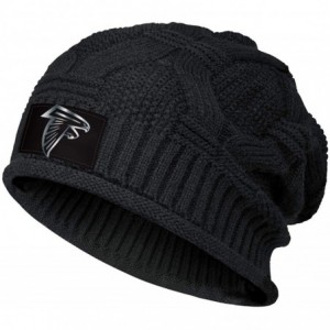 Skullies & Beanies Trendy Winter Warm Beanies Hat for Mens Women's Slouchy Soft Knit Beanie Cool Knitting Caps - Black-1 - CF...