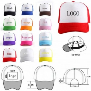 Baseball Caps Personalized Snapback Trucker Hats Custom Unisex Mesh Outdoors Baseball Caps - Brown - CG18ECYSG5X $10.53