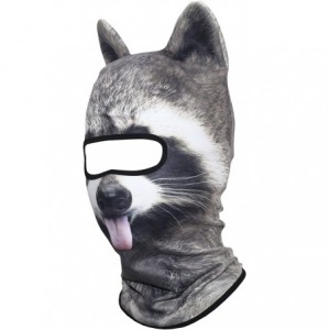 Balaclavas 3D Animal Neck Gaiter Warmer Windproof Full Face Mask Scarf for Ski Halloween Costume - Funny Raccoon - CP18I4TI7E...