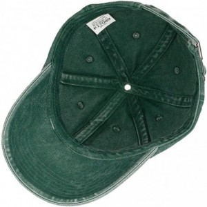 Baseball Caps Unisex Baseball Cap Hat- Washed Cotton Twill Low Profile Plain Adjustable Running Golf Caps - 2-green - C218G0U...