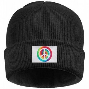 Skullies & Beanies Beanie Hat Three Percenter 1776 Symbol Winter Soft Thick Warm Casual Knit Hat- Men and Women - Black-162 -...