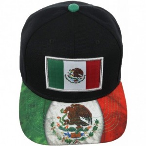 Baseball Caps Baseball Cap Mexican Flag Mexico Eagle Hat Snapback Hats Casual Caps - Black - CL18KKU8IRM $16.99