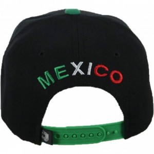 Baseball Caps Baseball Cap Mexican Flag Mexico Eagle Hat Snapback Hats Casual Caps - Black - CL18KKU8IRM $16.99