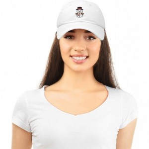 Baseball Caps Cute Snowman Hat Ladies Womens Baseball Cap - White - C518ZYCM642 $17.62