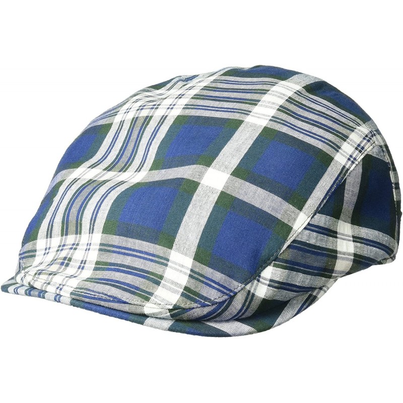 Newsboy Caps Men's Mastron Checked Ivy Cap - Hunter Plaid - CQ186DZ73YL $38.07