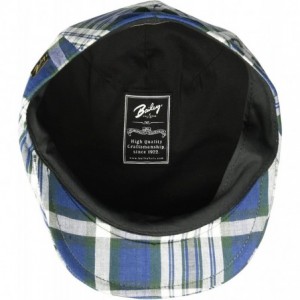 Newsboy Caps Men's Mastron Checked Ivy Cap - Hunter Plaid - CQ186DZ73YL $38.07